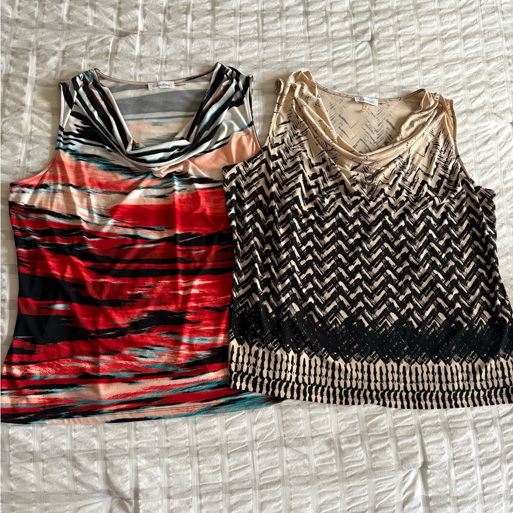 Two beautiful 1X Calvin Klein Women's Tops